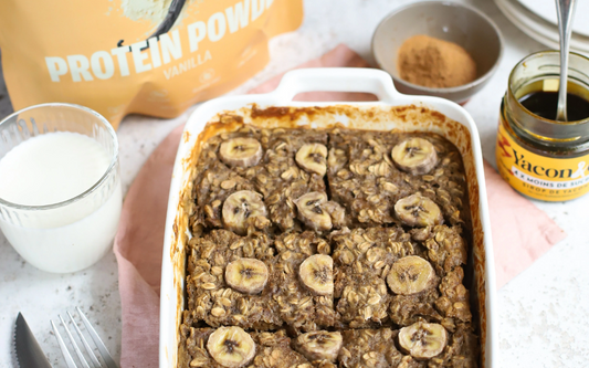 Porridge au four protéiné à la banane