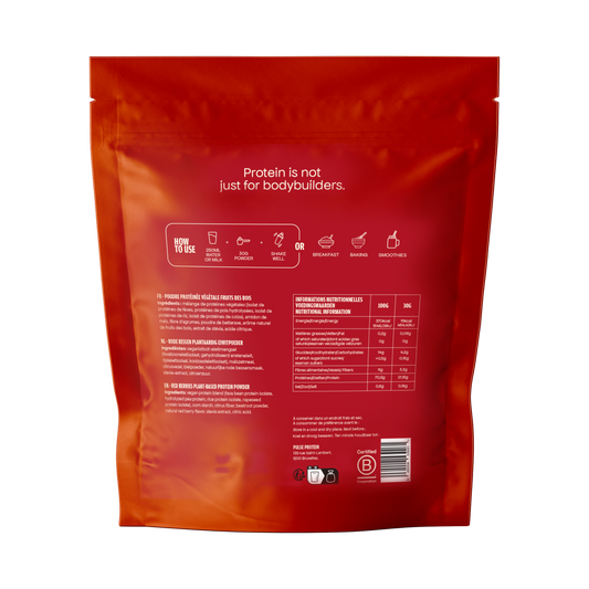 Pulse Poudre protéinée vegan fruits rouge - front packshot