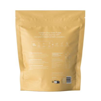Poudre protéinée vegan vanille 750g Pulse Protein - Back packshot